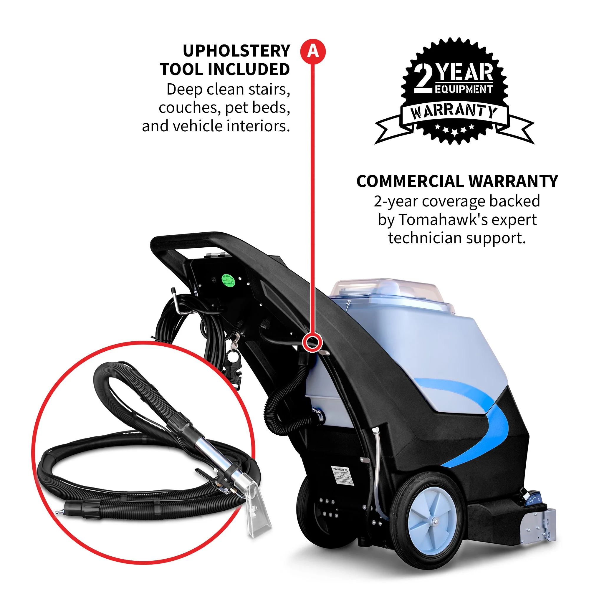 3-in-1 Commercial Carpet Extractor - Image 10