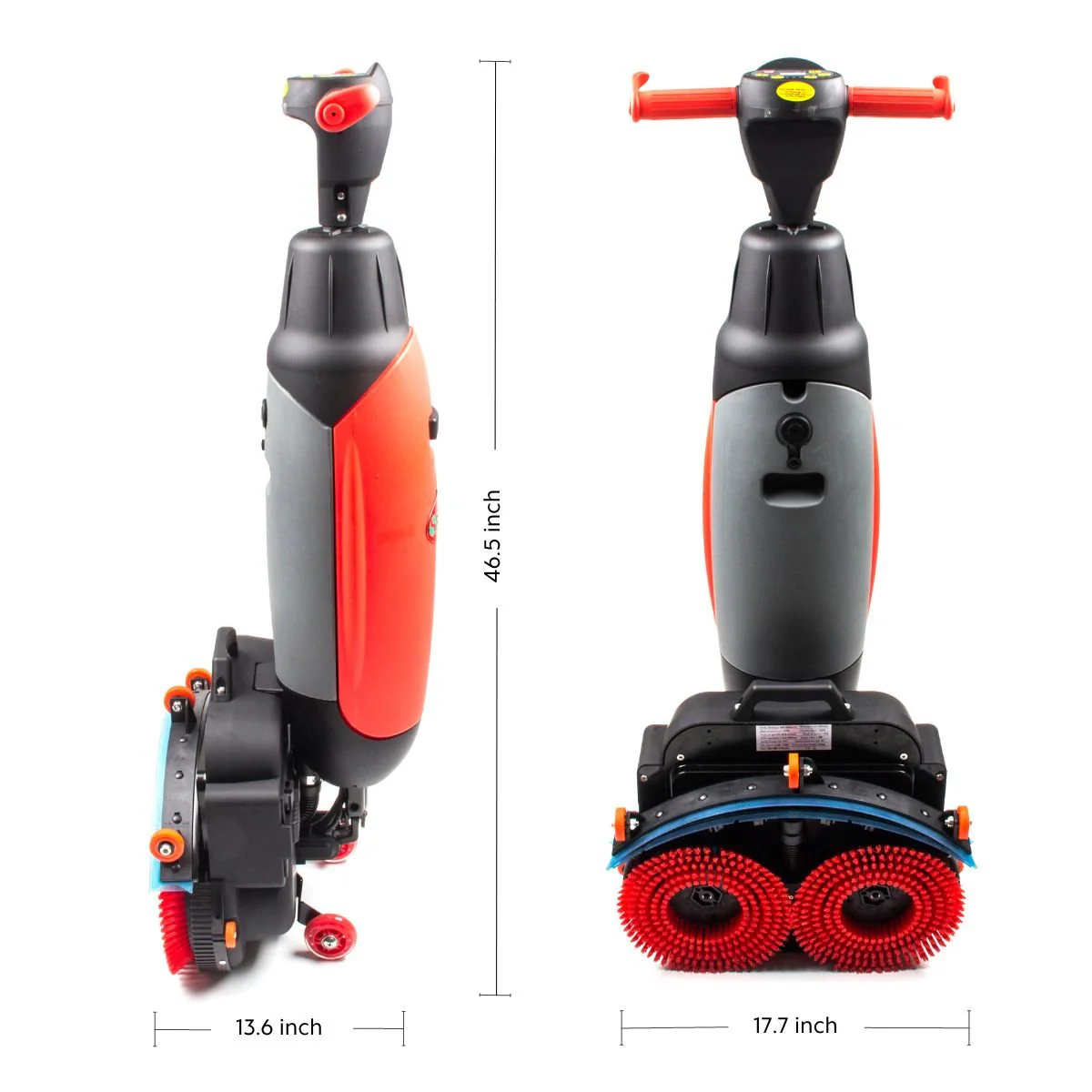 SM430 17" Walk-behind Floor Scrubber - Image 3
